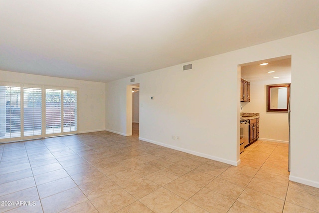 view of tiled empty room