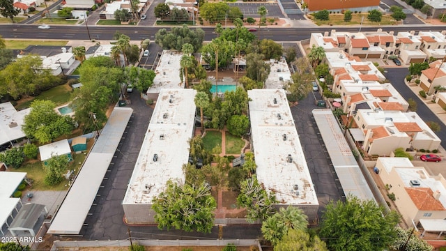 1101 E Bethany Home Rd Unit 1, Phoenix, AZ 85014 - aerial perspective of suburban area with a pool