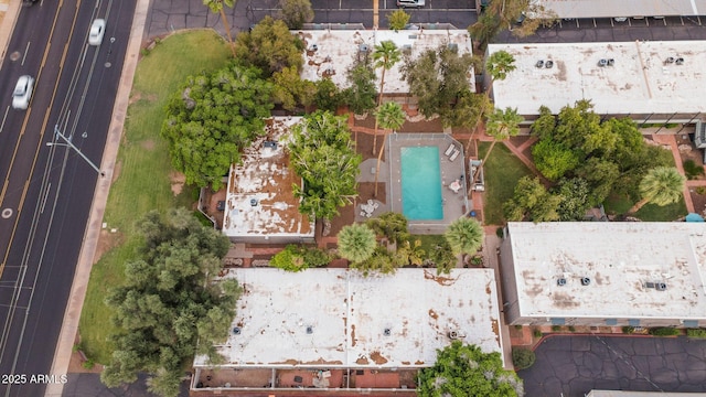 1101 E Bethany Home Rd Unit 1, Phoenix, AZ 85014 - bird's eye view of a pool area