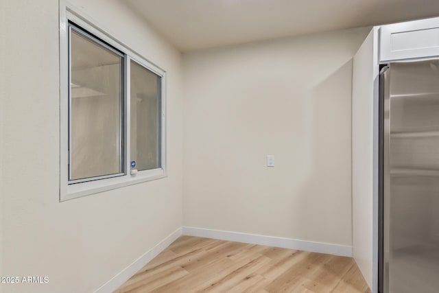 interior space featuring light wood-type flooring