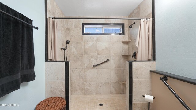 833 N 110th St, Mesa, AZ 85207 - full bath with a walk in shower and a textured wall