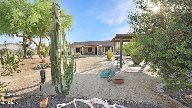 833 N 110th St, Mesa, AZ 85207 - rear view of property with a patio
