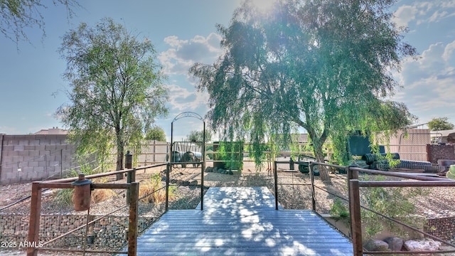 833 N 110th St, Mesa, AZ 85207 - view of wooden deck