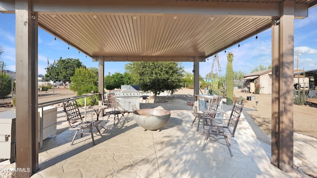 833 N 110th St, Mesa, AZ 85207 - view of patio / terrace featuring a grill
