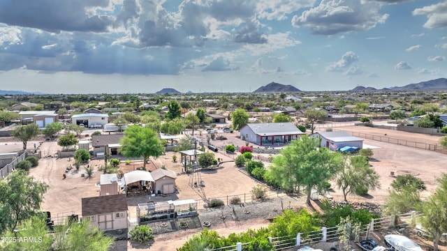 833 N 110th St, Mesa, AZ 85207 - aerial perspective of suburban area with mountains