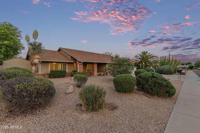 15849 N 46th Pl, Phoenix, AZ 85032 - single story home featuring brick siding and roof with shingles