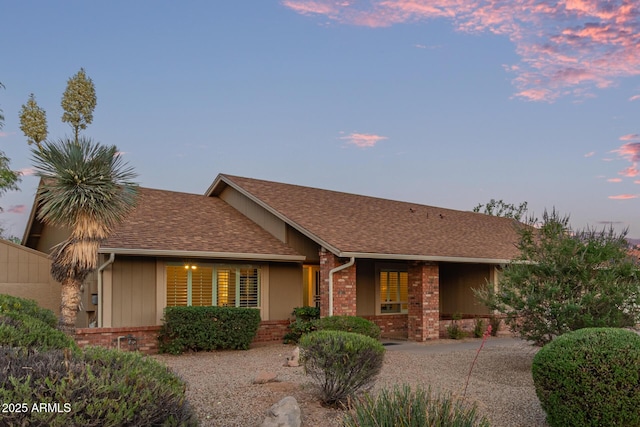 15849 N 46th Pl, Phoenix, AZ 85032 - single story home featuring brick siding and roof with shingles