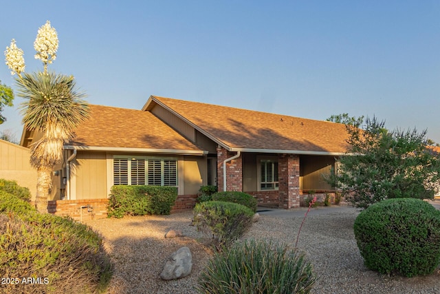 15849 N 46th Pl, Phoenix, AZ 85032 - ranch-style house featuring brick siding and a shingled roof