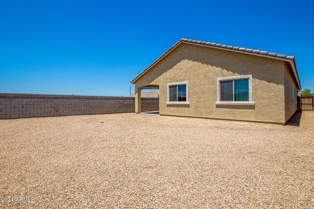 view of rear view of property