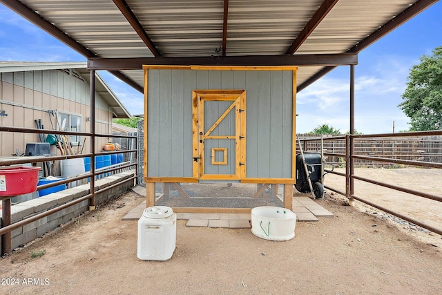 view of outbuilding