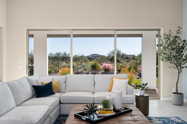 view of living room