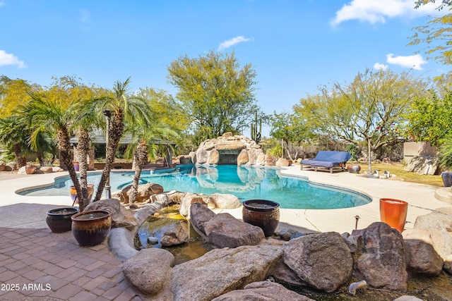 pool featuring a patio