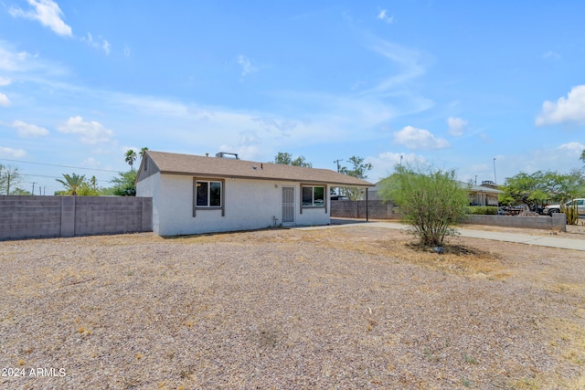 view of ranch-style home