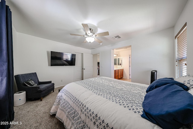 451 S Hawes Rd Unit 53, Mesa, AZ 85208 - carpeted bedroom featuring a ceiling fan and baseboards