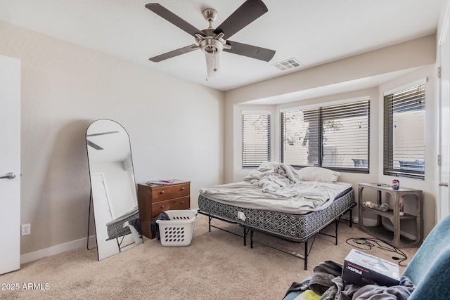 2516 E San Manuel Rd, San Tan Valley, AZ 85143 - bedroom with carpet flooring and ceiling fan