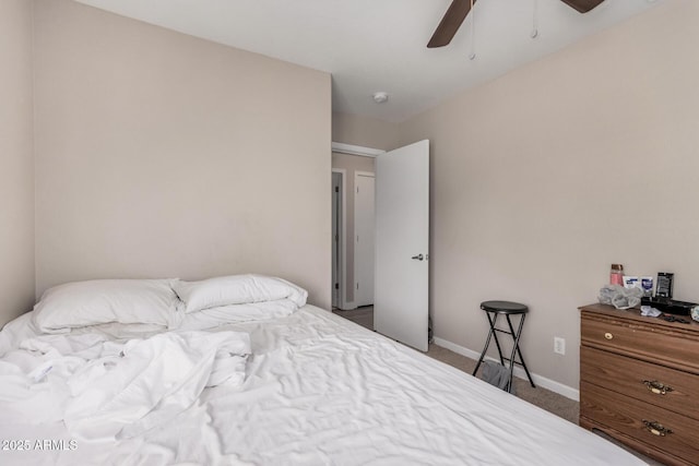 2516 E San Manuel Rd, San Tan Valley, AZ 85143 - bedroom with carpet and ceiling fan