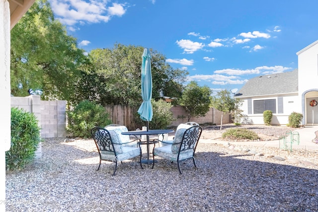 view of patio