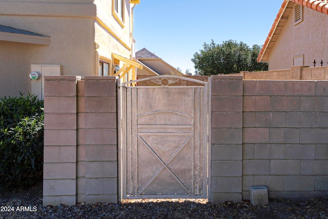 view of gate