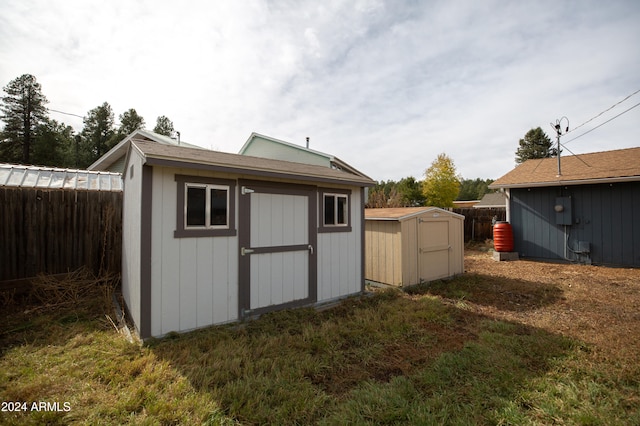 view of outbuilding