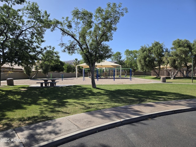 view of community