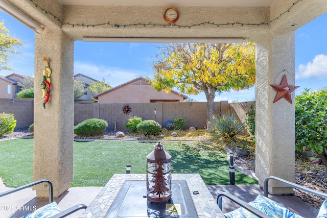 view of patio