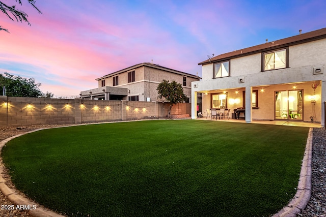 exterior space with a patio