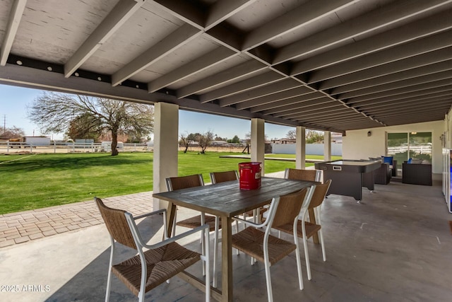 view of patio