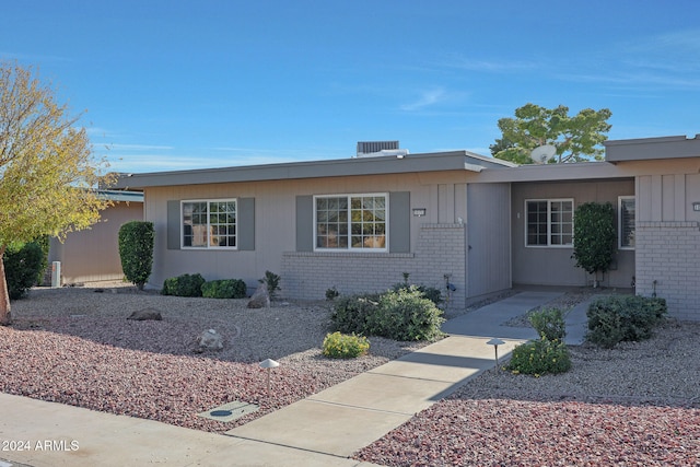 view of ranch-style home