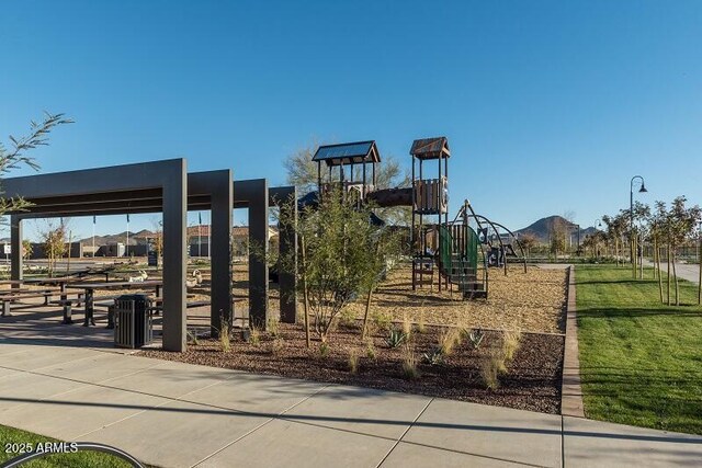 view of community playground