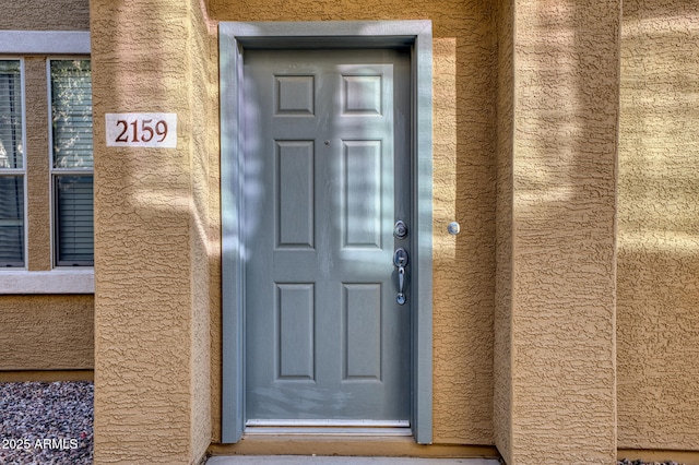 view of entrance to property