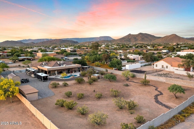 103 W Tanya Rd, Phoenix, AZ 85086 - aerial view featuring a residential view and a mountain view