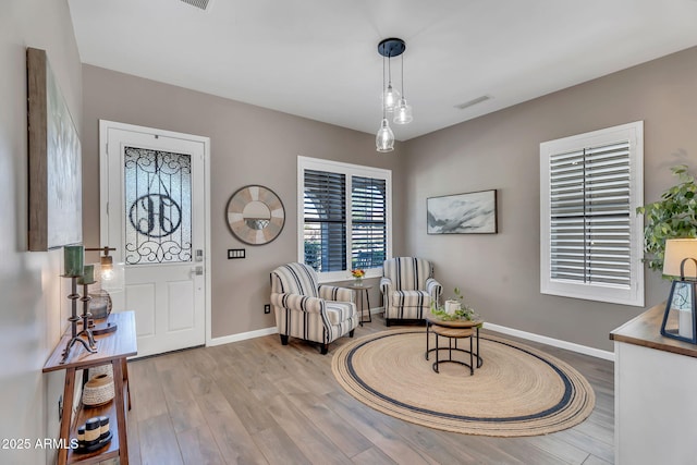 21266 S 213th Pl, Queen Creek, AZ 85142 - sitting room with wood finished floors and baseboards