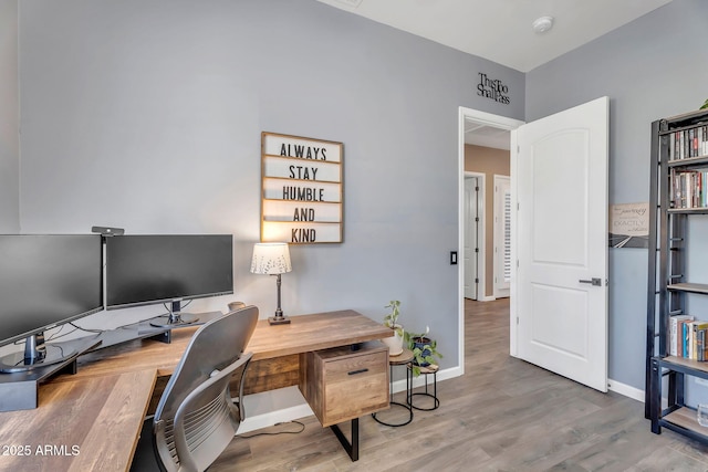 21266 S 213th Pl, Queen Creek, AZ 85142 - office featuring wood finished floors and baseboards