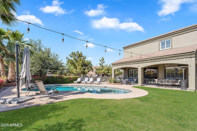 21266 S 213th Pl, Queen Creek, AZ 85142 - view of swimming pool featuring a patio area