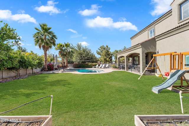 21266 S 213th Pl, Queen Creek, AZ 85142 - view of yard with a patio