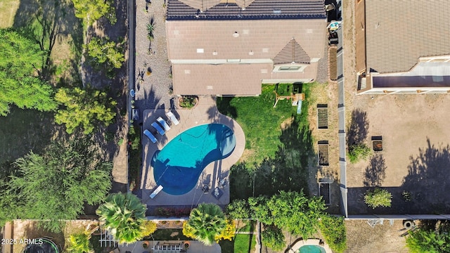21266 S 213th Pl, Queen Creek, AZ 85142 - aerial view of a pool