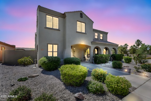 21266 S 213th Pl, Queen Creek, AZ 85142 - view of front facade featuring stucco siding and a tile roof