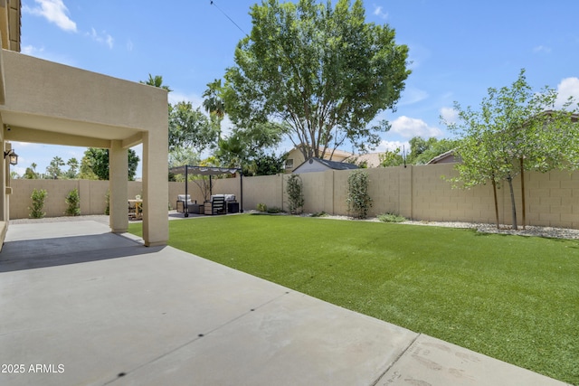 3349 E Flamingo Ct, Gilbert, AZ 85297 - view of yard with a patio area
