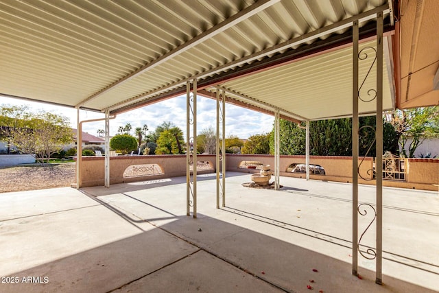 view of patio