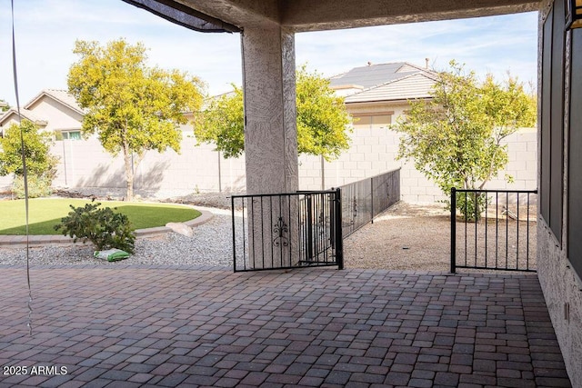 view of patio