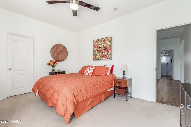 14363 W Acapulco Ln, Surprise, AZ 85379 - carpeted bedroom with ceiling fan