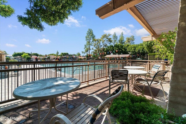 5200 S Lakeshore Dr Unit 120, Tempe, AZ 85283 - deck with a community pool