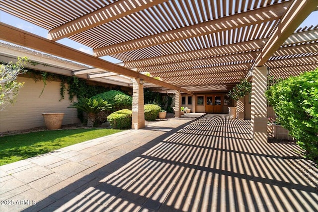5200 S Lakeshore Dr Unit 120, Tempe, AZ 85283 - view of patio featuring a pergola