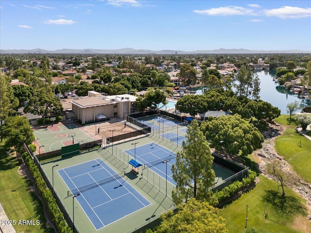 5200 S Lakeshore Dr Unit 120, Tempe, AZ 85283 - aerial view of residential area with a water and mountain view