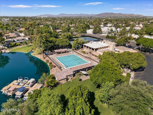 5200 S Lakeshore Dr Unit 120, Tempe, AZ 85283 - bird's eye view of a water and mountain view