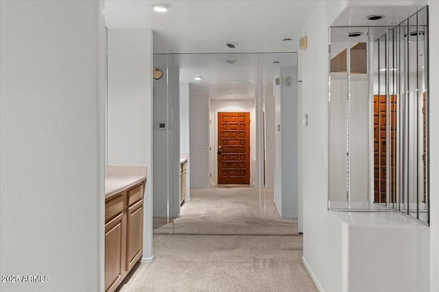 5200 S Lakeshore Dr Unit 120, Tempe, AZ 85283 - corridor featuring light carpet and baseboards