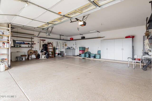 18247 N 168th Cir, Surprise, AZ 85374 - garage featuring a garage door opener and heating unit