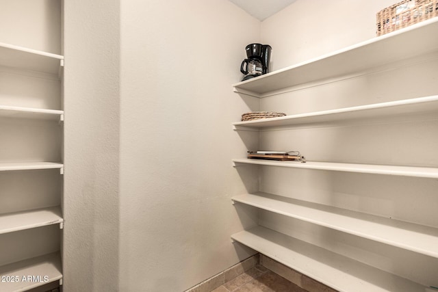 view of pantry