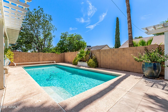 2230 N Los Alamos, Mesa, AZ 85213 - view of swimming pool featuring a fenced backyard and a patio