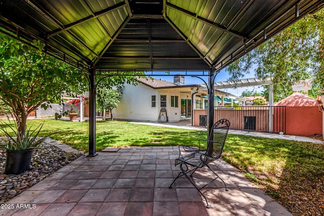 2230 N Los Alamos, Mesa, AZ 85213 - view of patio with a gazebo and a pergola
